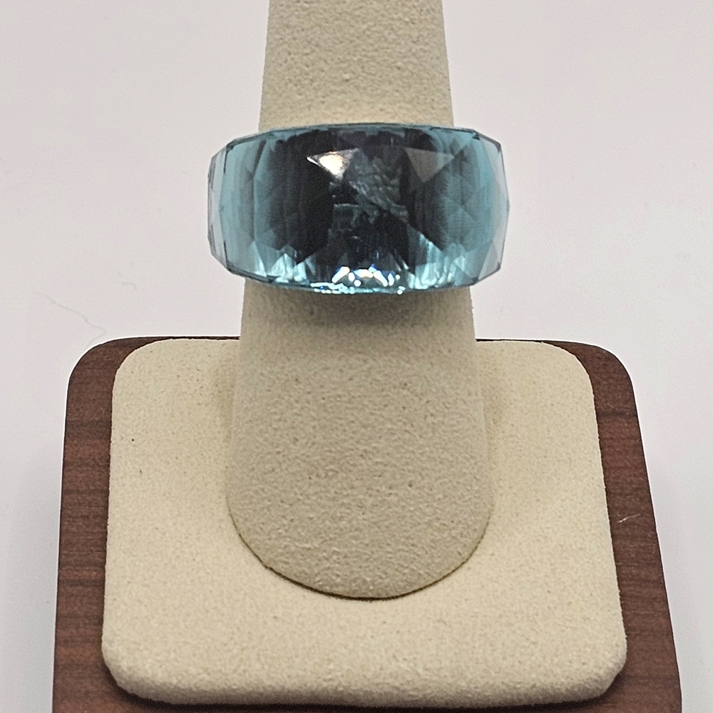 Swarovski Nirvana Petite Ring Indicolite (Indigo Blue)